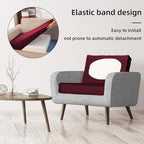 8Pcs Stretch Patio Cushion Covers, Outdoor Couch Covers Replacement, Outdoor - Image 5