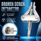 Broken Pipe Extractor Tool 2 Pack, 1/2" 3/4" 1" Pipe Thread Remover