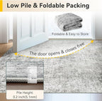 Washable Area Rugs 4ft Non-Slip Modern Abstract Soft - Image 6