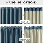 MIULEE 100% Blackout Linen Curtains - Image 5