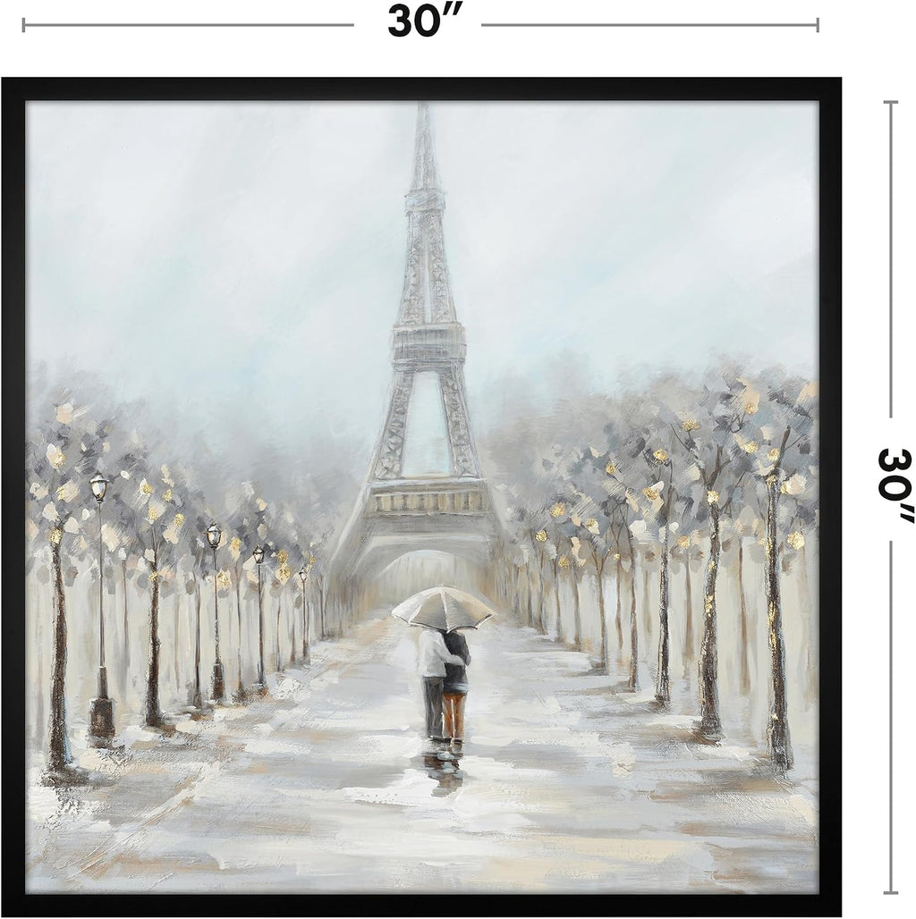 Americanflat 30x30 Poster Frame - Slim Molding - Black