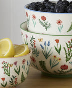 Oneida First Blooms Porcelain Nesting Bowls, Set of 3