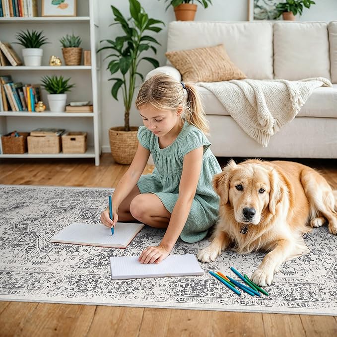 3x12 Washable Hallway Runner Rug - Image 2