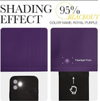 NICETOWN Royal Purple Room Darkening Curtain Panels - Image 7