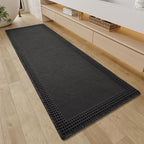 RESARE Waffle Bathroom Runner Rugs, Super Absorbent Bath Mat Non Slip Washable by Resare