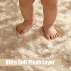 Fluffy Round Rug, Soft Area Rugs - Image 2