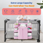Sweeby Diaper Organizer for Changing Table and Crib - Nursery Diaper Stacker Hanging Caddy for Baby Essentials