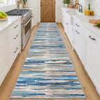 Lansny Modern Abstract Runner Rug 3x16 - Image 2
