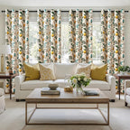 Topfinel Beige Floral Curtains 63 Inch Length 2 Panels Aesthetic Unique Rustic - Image 5
