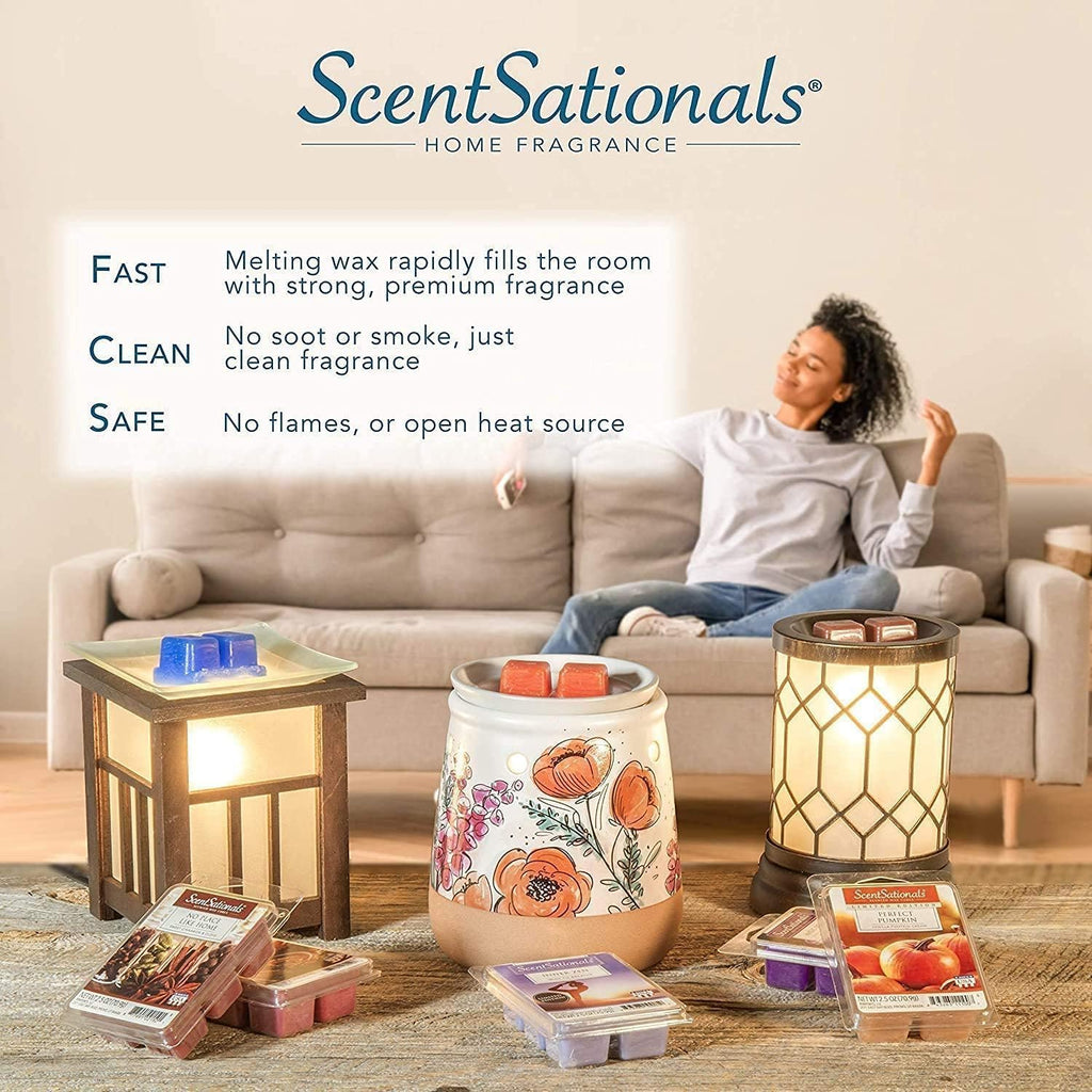 ScentSationals Copper Pumpkin - Fall Wax Warmer for Scented Wax Melts