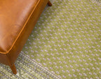 Unique Loom Williamsburg Collection Traditional Border with Dotted Center Area Rug, Rectangular 4' 0" x 6' 0", Green/Beige
