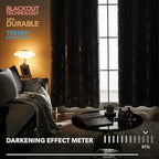 Deconovo Grey Blackout Curtains - Image 5