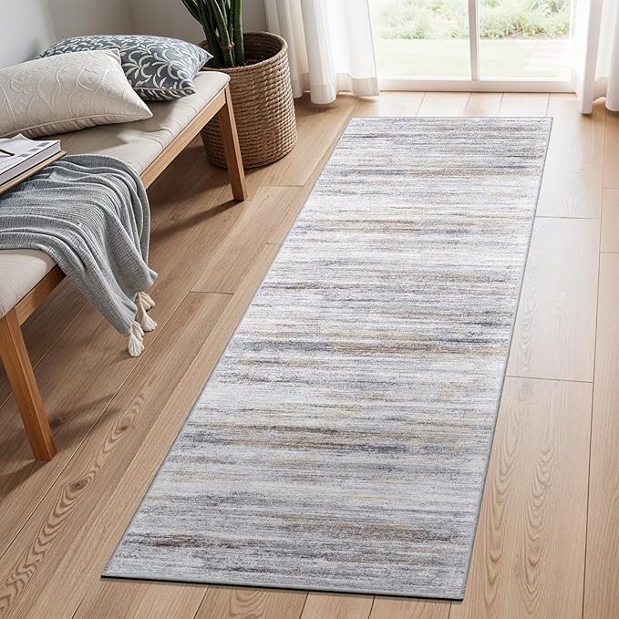 Washable Kitchen Runner Rug for Family: Easy-to-Clean Runners for Hallway by WIEVEDENS