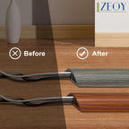 Cable Floor Cover LZEOY, 10ft Electrical Cord Cover, Wood Grey Floor Wire Cover, Soft PVC Floor Cable Covers for Cords, Electric Cord Covers for Floor for Home, Offices, Hotel, Outdoor