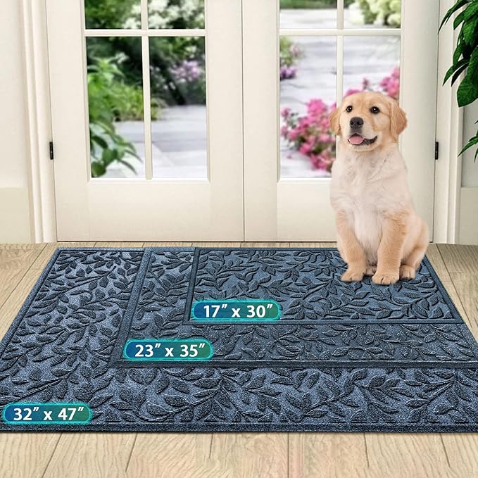 Bulijojo Sturdy Front Entrance Doormats, Durable Heavy Duty Welcome Mat - Image 5