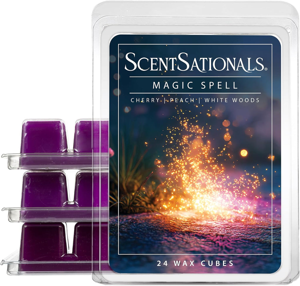 ScentSationals Magic Spell - Cherry Scented Wax Melts 10oz (24 Cubes)