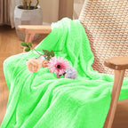 inhand Mint Green Fleece Throw Blanket - Image 2