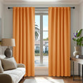 Deconovo Extra Long Blackout Curtains W52 x L108 Inch, 1 Pair, Back Tab and Rod by Deconovo