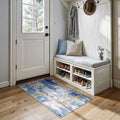 Washable Area Rugs 2'x4' Non-Slip Modern Abstract Soft by RELEANY