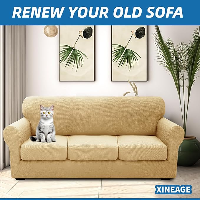 XINEAGE 2026 New 4 Pieces Couch Covers - Image 4