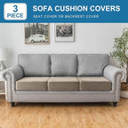 Couch Cover Stretch Velvet Sofa Cushion Cover 3-Piece - Image 3