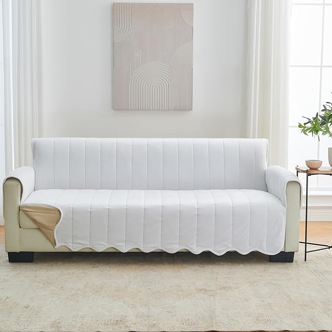 Great Bay Home Velvet Sofa Cover by GreatBayHome