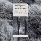 Bedsure GentleSoft Fuzzy Faux Fur Sherpa Fleece Blanket Twin Size, Plush Thick - Image 2