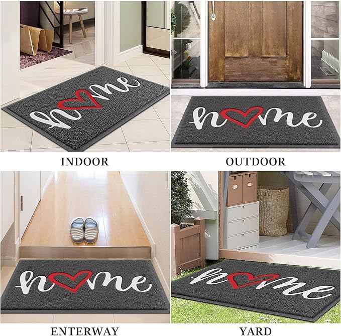 BeneathYourFeet Door Mat, Welcome Mat Low Profile Floor Mat Front Doormat - Image 7