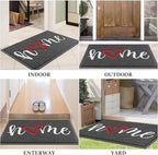 BeneathYourFeet Door Mat, Welcome Mat Low Profile Floor Mat Front Doormat - Image 7
