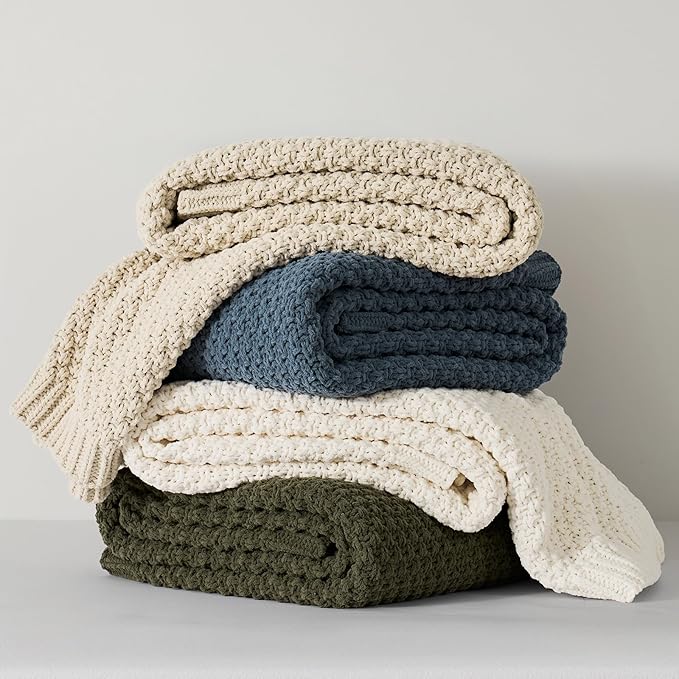 EVERGRACEHOME Chunky Chenille Knit Throw Blanket - Image 6