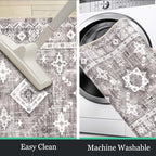 HEBE Boho Kitchen Rug Sets 3 Piece - Image 4