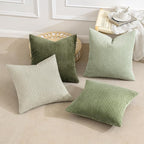 MIULEE Decorative Throw Pillow Covers Set of 4 Summer Light Green Gradient - Image 6