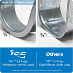 ICC 3/4-Inch Wall Mount J Hook Cable Management, Without Clip, 25-Pack