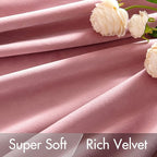 MIULEE Velvet Curtains 84 inches 2 Panels - Image 4