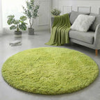 Amdrebio Grass Green Round Area Rug 7Ft - Image 5