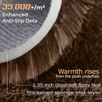 8x10 Area Rugs for Living Room: Fluffy Shag Soft Washable Rug Large Fuzzy Plush - Image 4