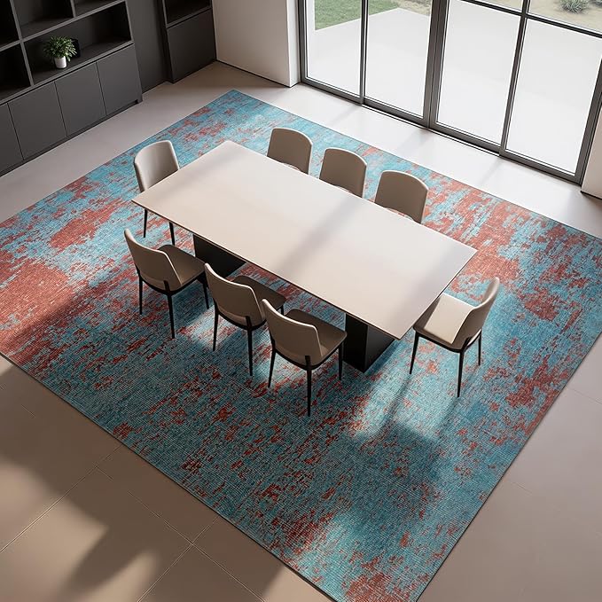 Washable Rugs 8x10 Area Rugs for Living Room-Modern Abstract Rugs for Bedroom - Image 7