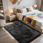 Shag Area Rug for Bedroom 3x5, Soft Fuzzy Rug Non-Shedding Indoor Plush Carpet by yulidayang