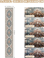 Washable Runner Rug 2.5x16, Non-Slip Long Kitchen Mats - Image 2
