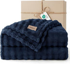 Bedsure 3D Fleece Bubble Blanket by BEDSURE