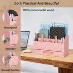 Desk Organizer with Drawer, Countertop Bill Mail Organizer and File Storage