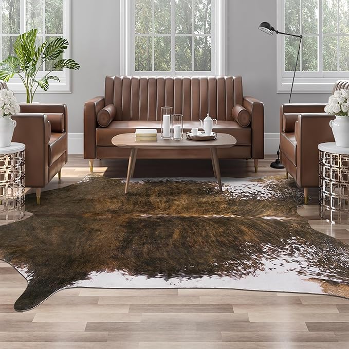 AROGAN 8x10 Faux Cowhide Area Rugs by AROGANAREARUG