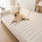 Smiry Couch Cover for Dogs Washable, Non Slip Fuzzy Pet Couch Covers for 3 by Smiry
