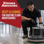 Green Floor Maintenance Pads, Deep Cleaning & Light Stripping, 17" - 5 Pack