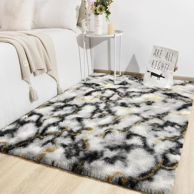 TWINNIS Super Soft Shaggy Rugs Fluffy Carpets, 6x9 Feet, Indoor Modern Plush - Image 7