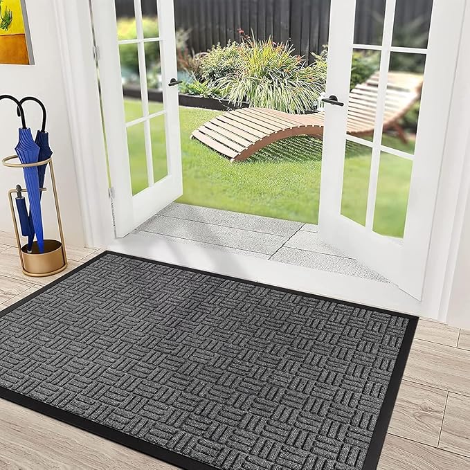 Mibao Front Door Mat, Heavy Duty Durable Welcome Mat by Mibao