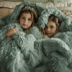Bedsure GentleSoft Fluffy Sage Green King Size Blanket - Image 7
