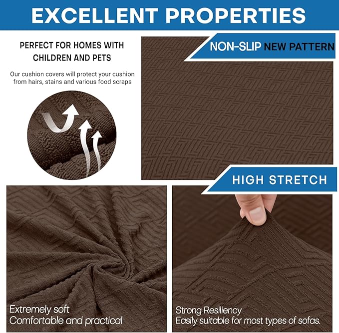 XINEAGE 2026 New 4 Pieces Couch Covers - Image 2