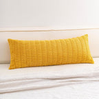 Corduroy Decorative Throw Pillow Covers 14x36 Inch Soft Striped Pillow Covers by Unknown