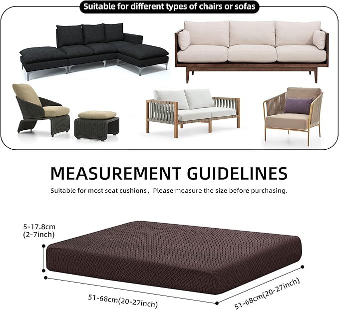 Outdoor Cushion Covers Set, Replacement - Image 2